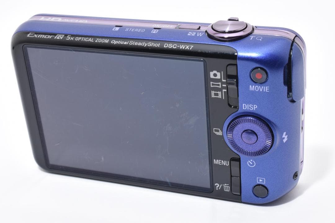 《 美品 》 ソニー　SONY Cyber-shot DSC-WX7 ブルー