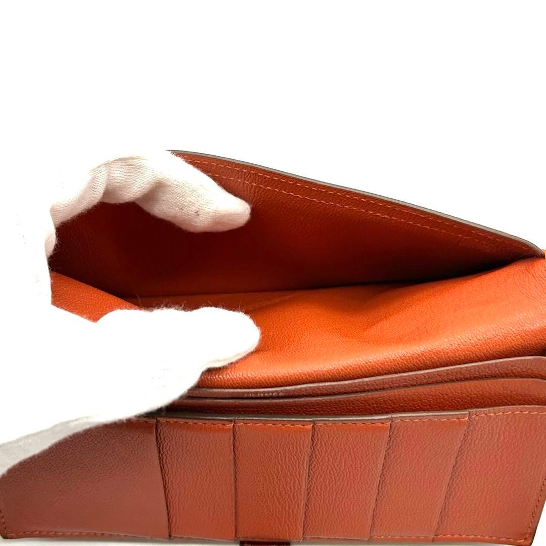 エルメス　べアンスフレ　アリゲーター　長財布　H金具