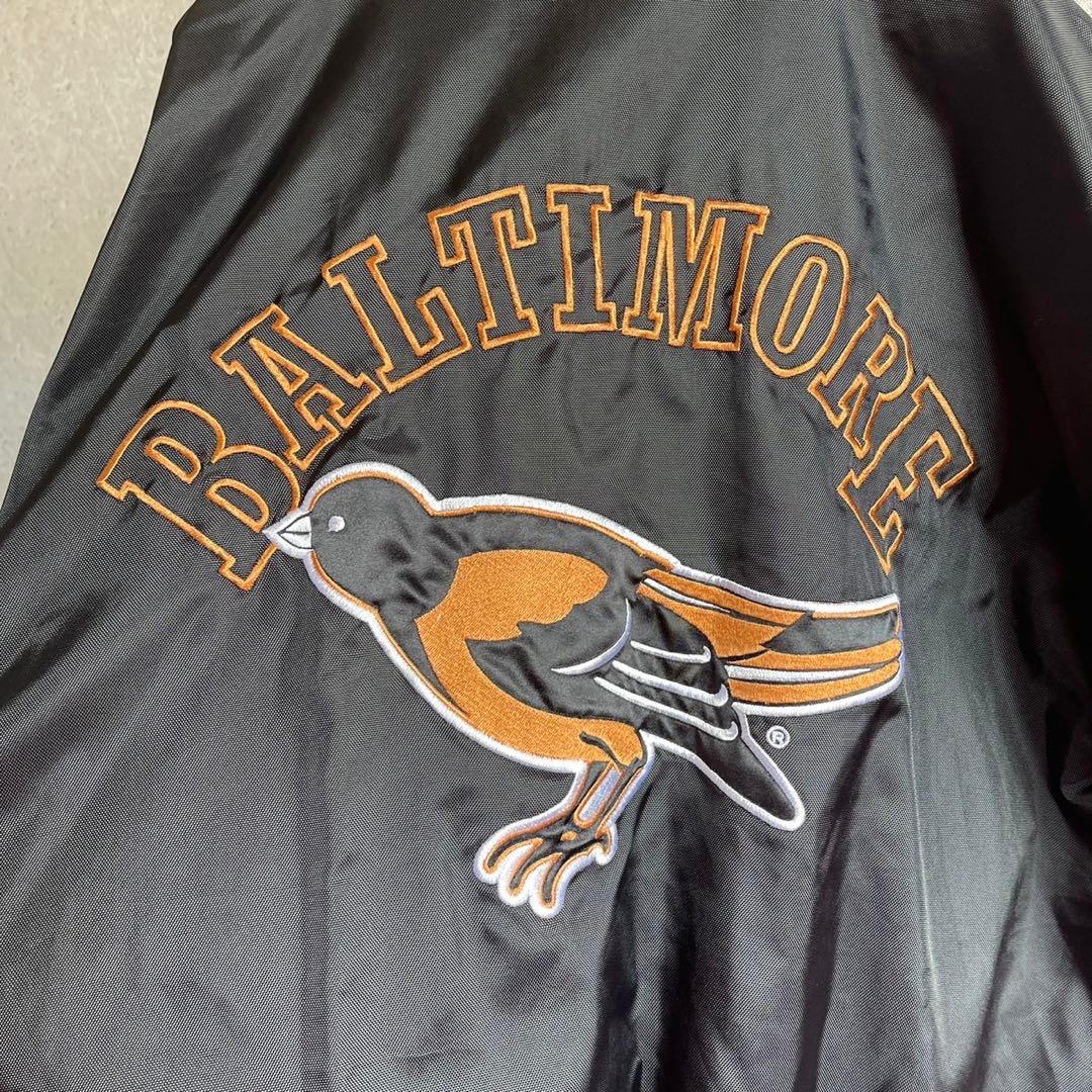 オールド 激レア90s MLB オリオールズ 刺繍ロゴ スタジャン - メルカリ