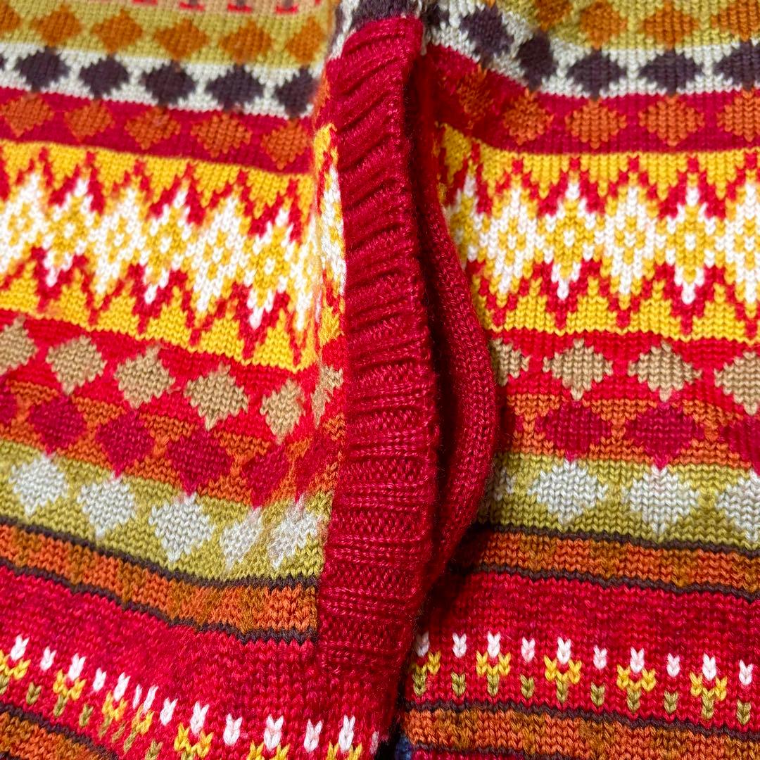 美品 Karl Helmut カールヘルム ノルディック ニット カーディガン