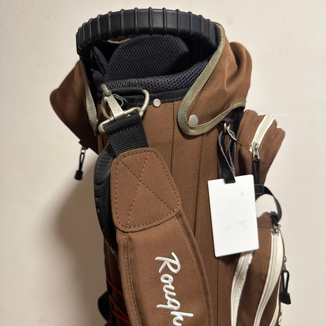 ラフアンドスウェル キャディバッグ　ブラウン　スタンド式