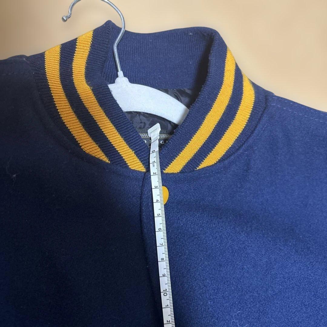 スタジャン　ビンテージ　vintage USA ビックロゴ　刺繍