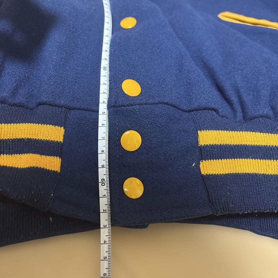 スタジャン　ビンテージ　vintage USA ビックロゴ　刺繍