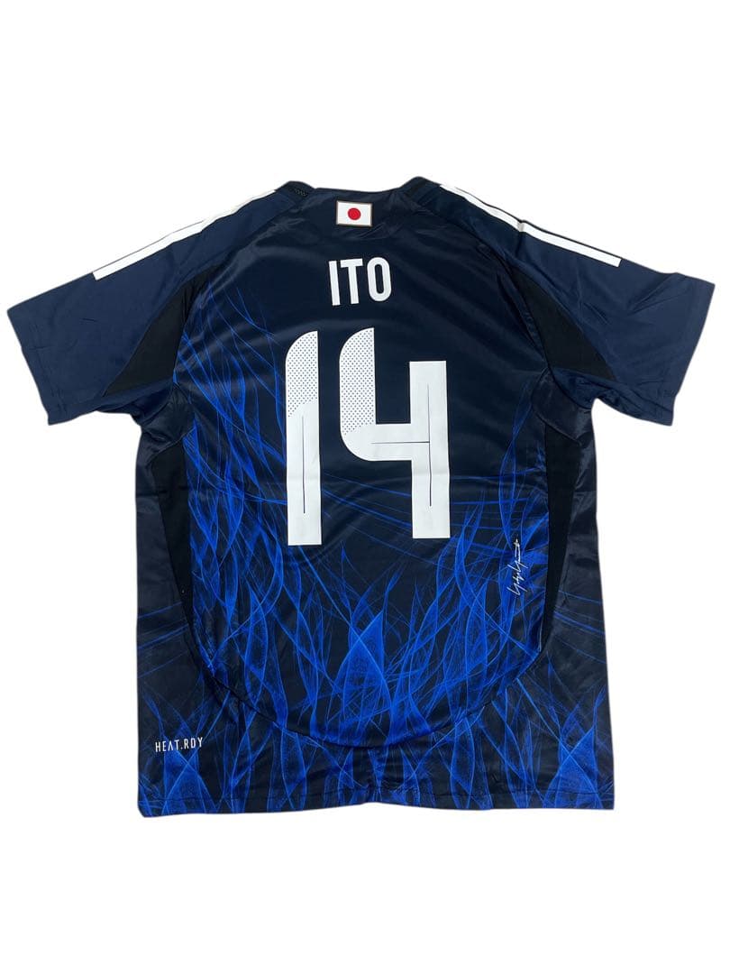 日本代表 伊東純也 14番 ネーム入り オーセンティック仕様 ユニホーム