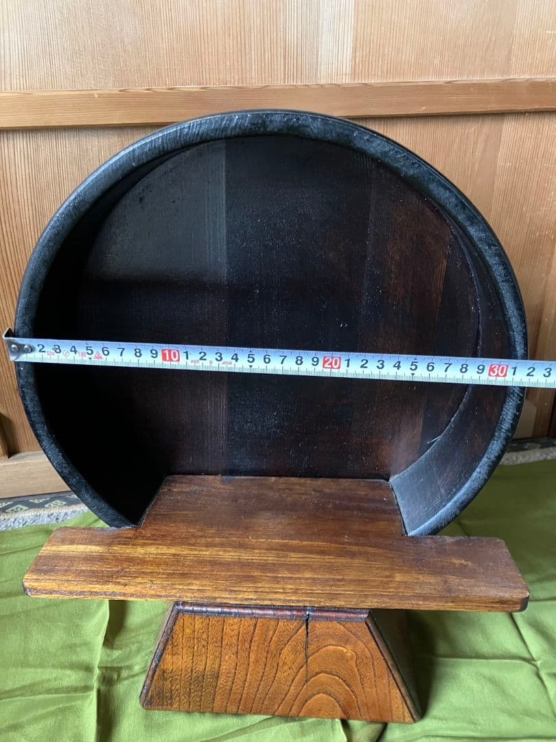 飾り棚　桶棚　昭和　レトロ　アンティーク　花台