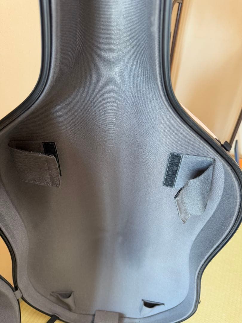 東洋プリュームファイバー　チェロハードケース　4/4 ライトピンク