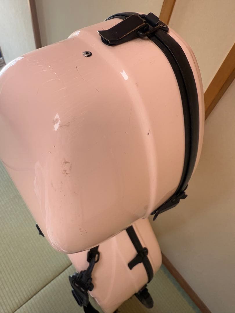 東洋プリュームファイバー　チェロハードケース　4/4 ライトピンク