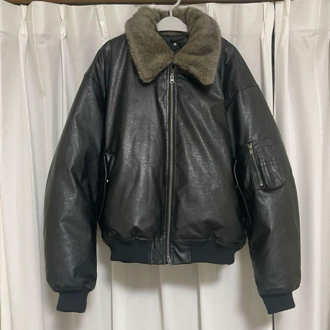 Casper John MA-1 ボンバージャケット ブラック Sサイズ