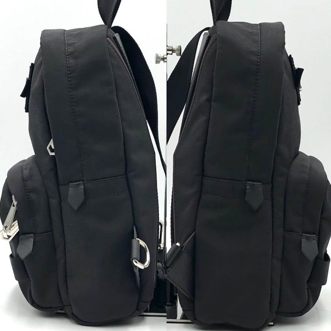 希少 美品 ジバンシー ダウンタウン ボディバッグ ナイロン レザー ブラック