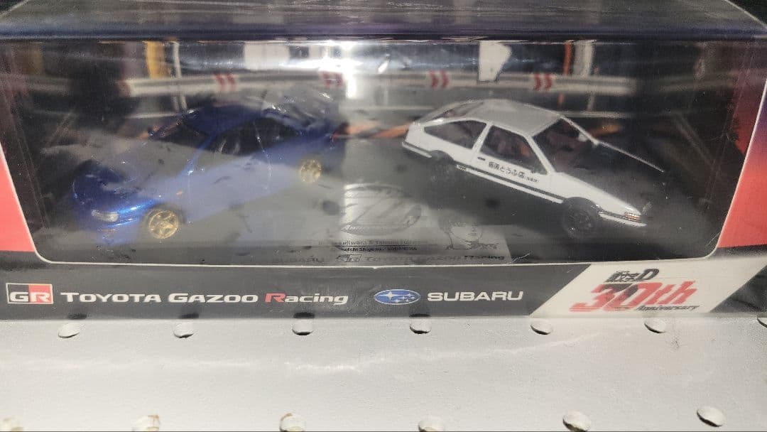 【新品・未開封】頭文字D 30周年記念ミニカー 2台セット インプレッサ＆トレノ