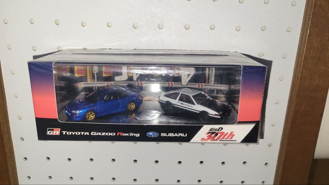 【新品・未開封】頭文字D 30周年記念ミニカー 2台セット インプレッサ＆トレノ