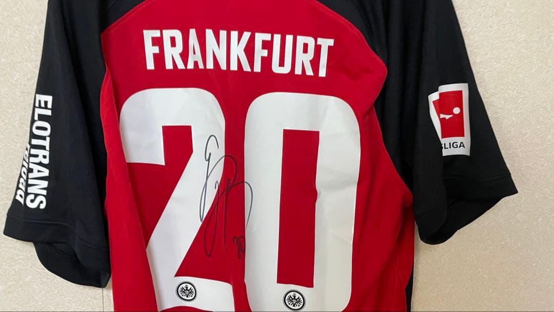 【正規品】フランクフルト 23-24 長谷部誠 ユニフォーム L 新品タグ付き