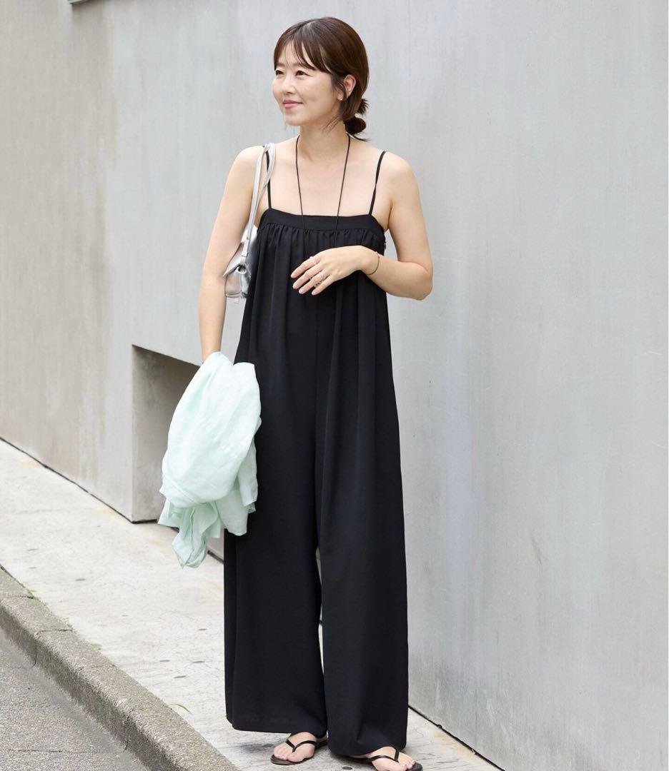 Plage BAREサロペット　ブラック38 新品タグ付き