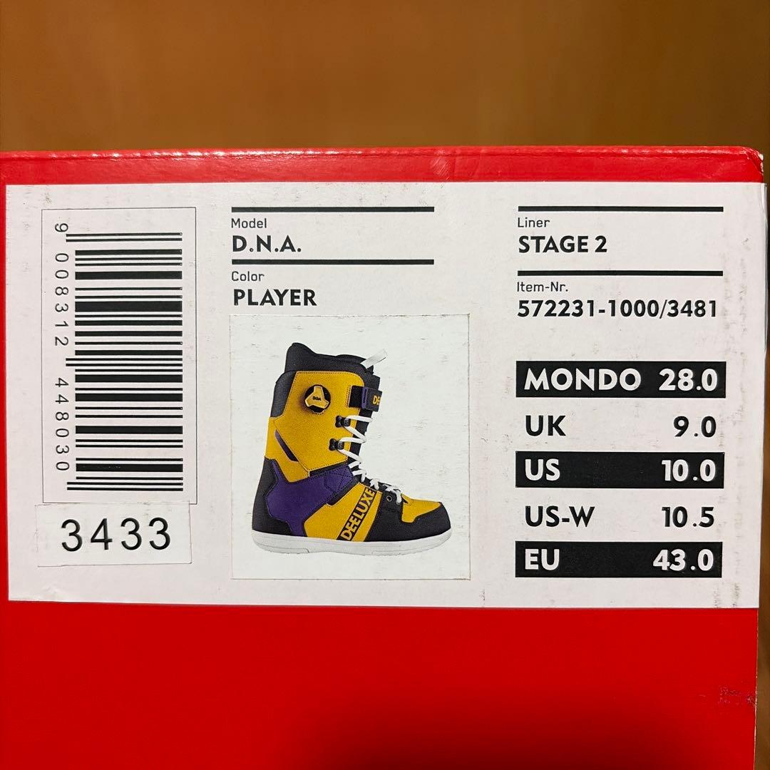 22-23 DEELUXE D.N.A PLAYER 28.0cm（ジャンク品）