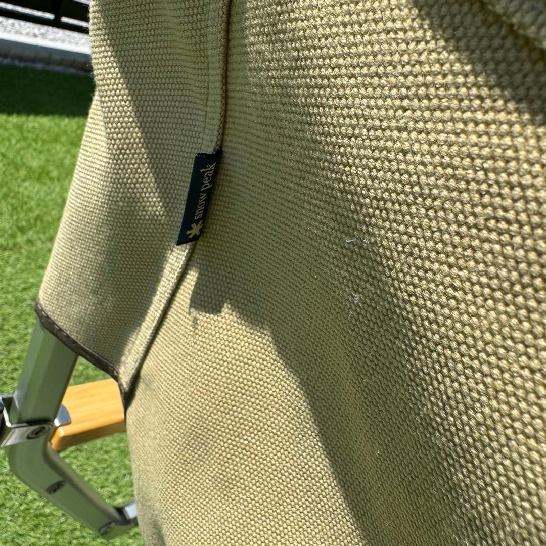 良品　スノーピーク ローチェア30 カーキ　キャンプチェア