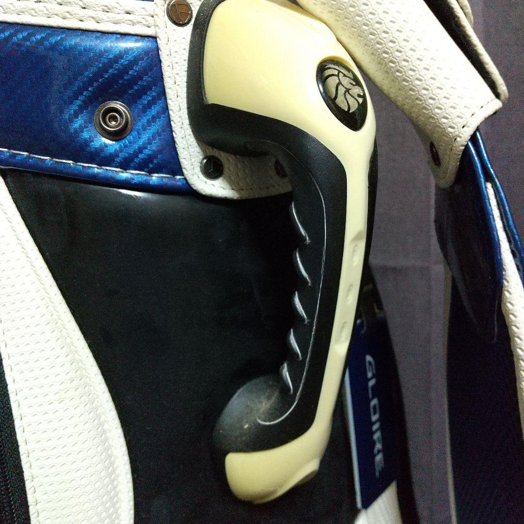 テーラーメイドGLOIRE キャディバッグ ホワイト/ブルー [おまけ付き]