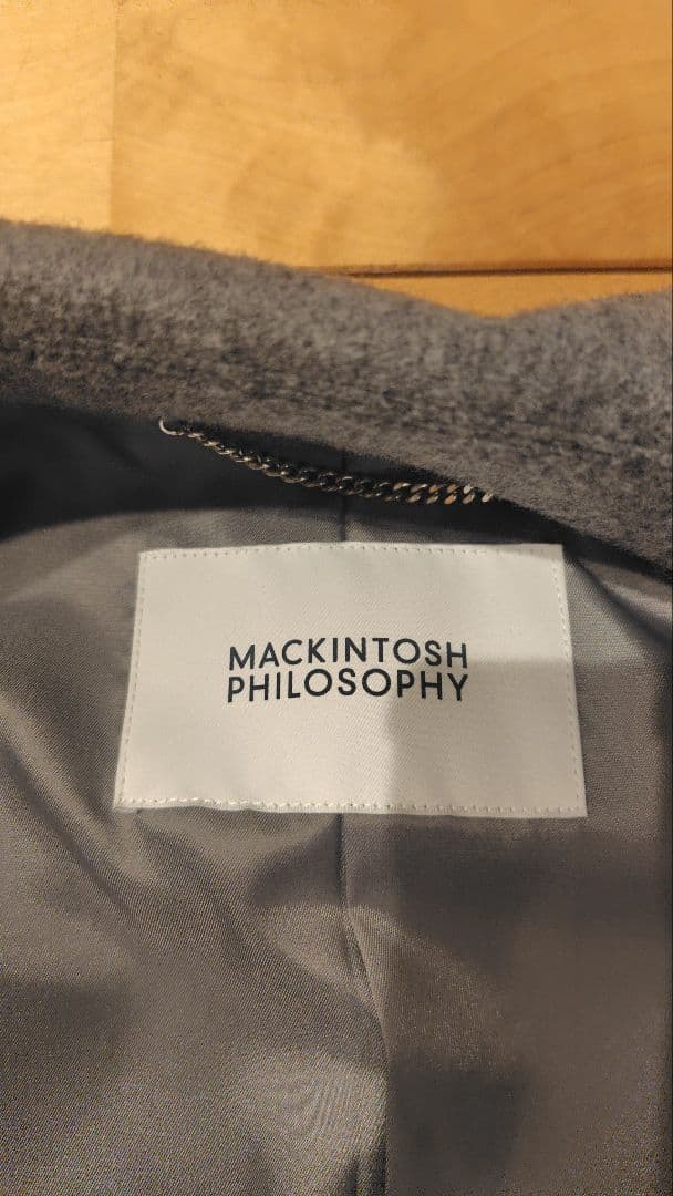 MACKINTOSH PHILOSOPHY ステンカラーコート グレー