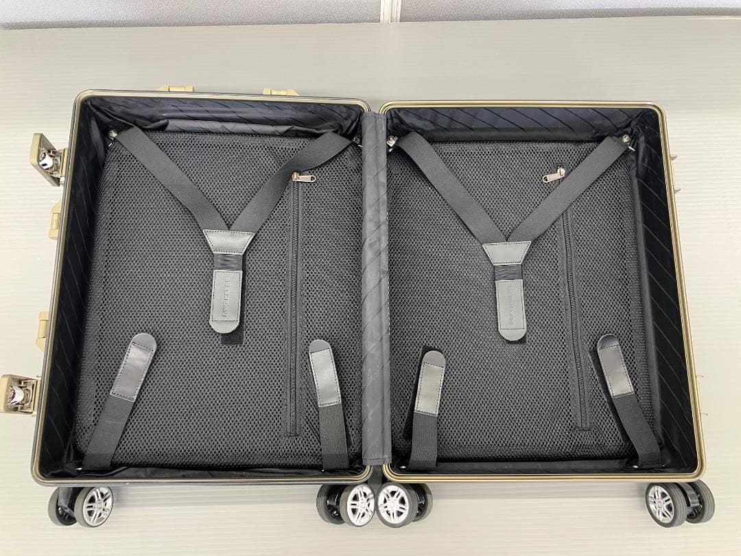 スーツケース トラベルキャリー NEOKEEPR アルミフレームタイプ カーキ