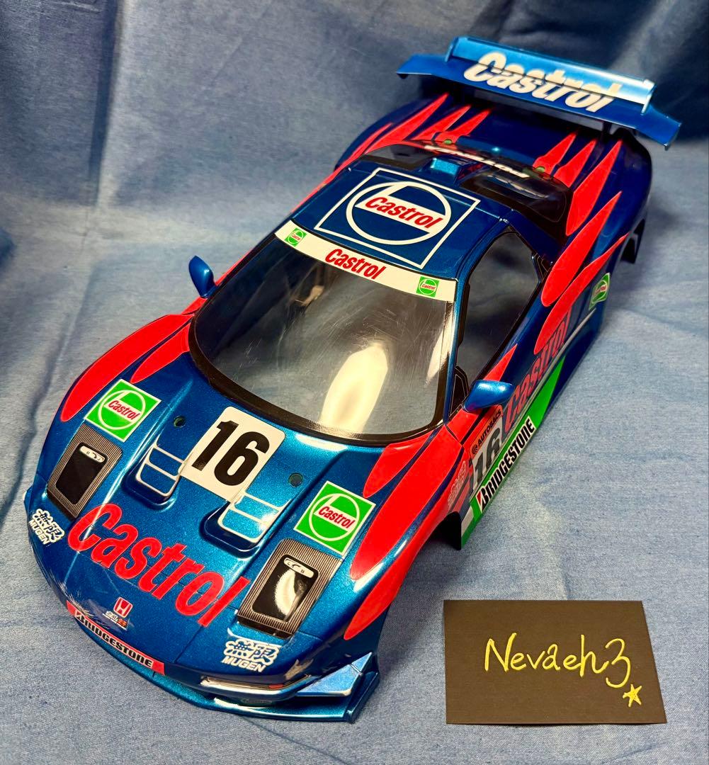 値下げ中【組立済】タミヤCastrol NSX＆フタバ MEGATECH FM付