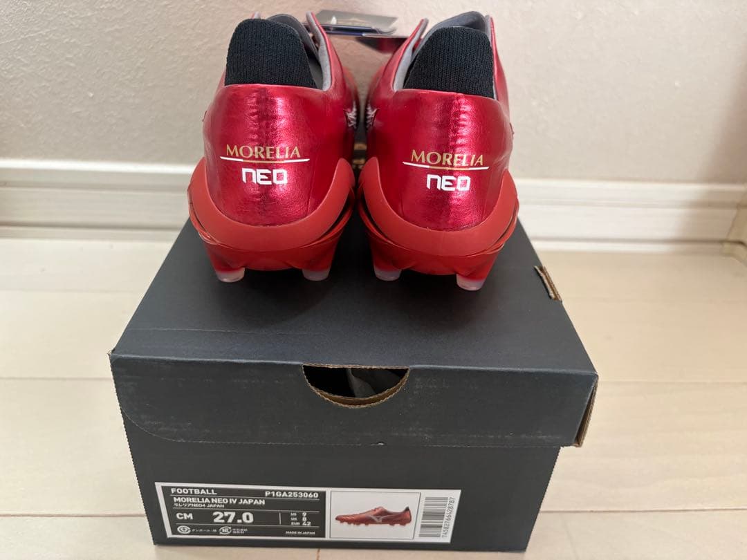 モレリアネオ4 27.0cm ミズノサッカースパイクシューズ40周年限定未使用