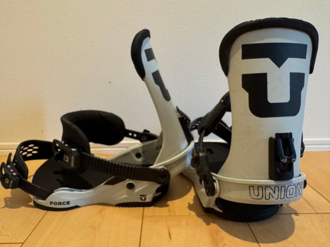 UNION FORCE スノーボードビンディング ホワイト/ブラック