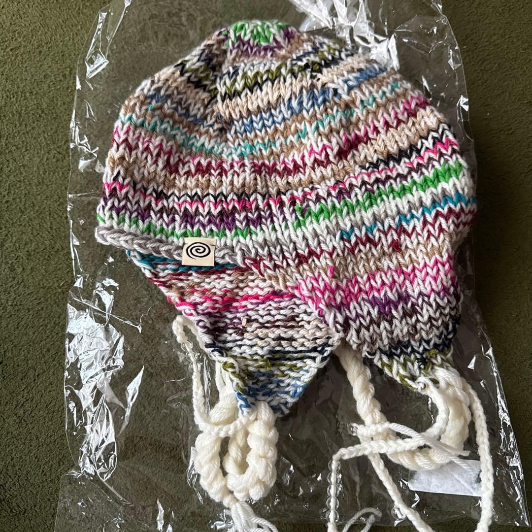 帽子 SOL soonerorlaterHAND-KNITTED FLIGHT CAP