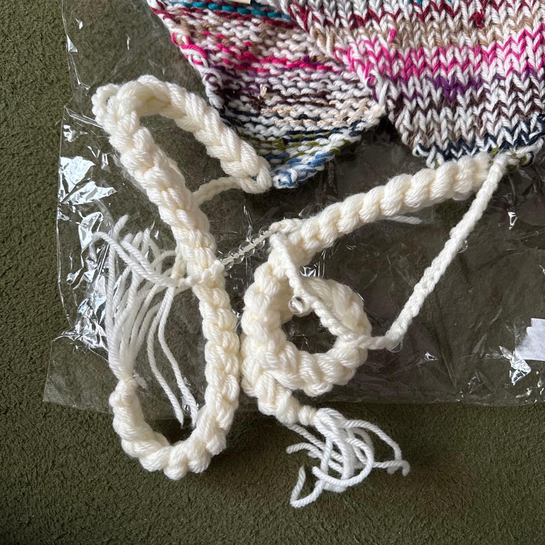 帽子 SOL soonerorlaterHAND-KNITTED FLIGHT CAP