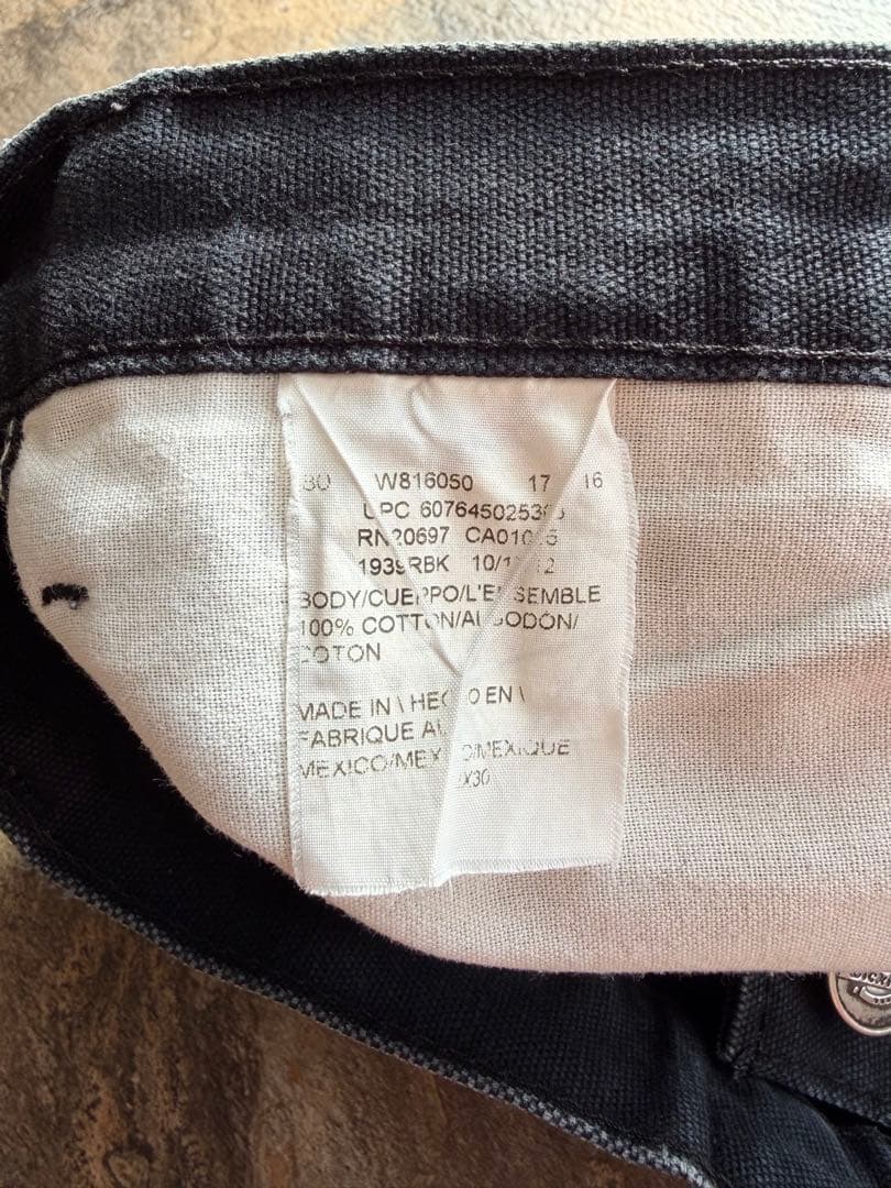 90s Dickies ディッキーズ ダックペインターパンツ ブラックフェード