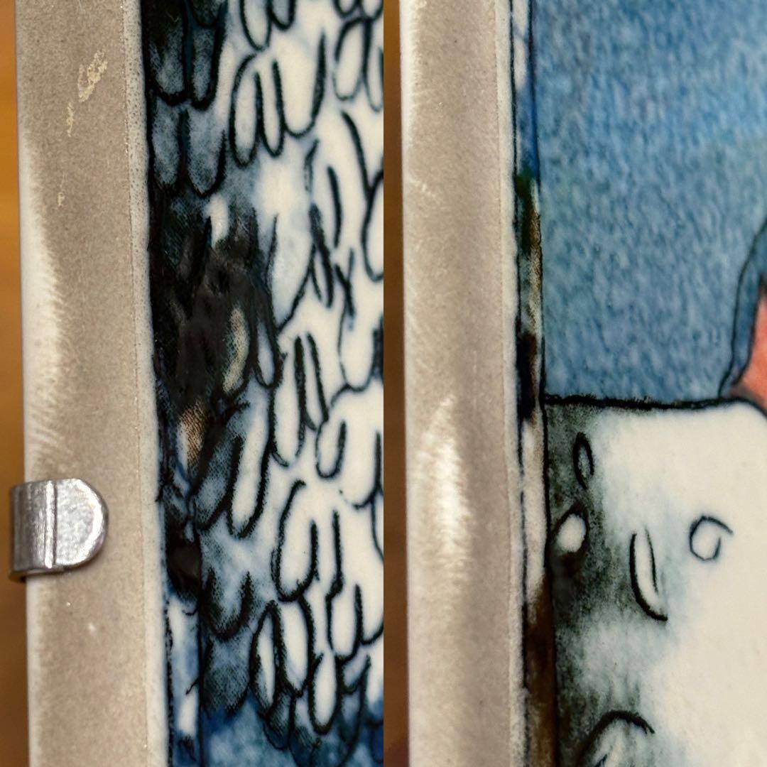 ARABIA アラビア ヘルヤ 四季の陶板画(大) \"Talvi\"