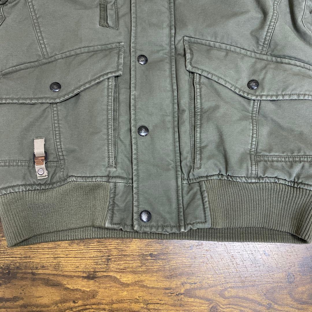 『DIESEL』 Y2K 短丈 N2B ファー フライトジャケット MA-1 L