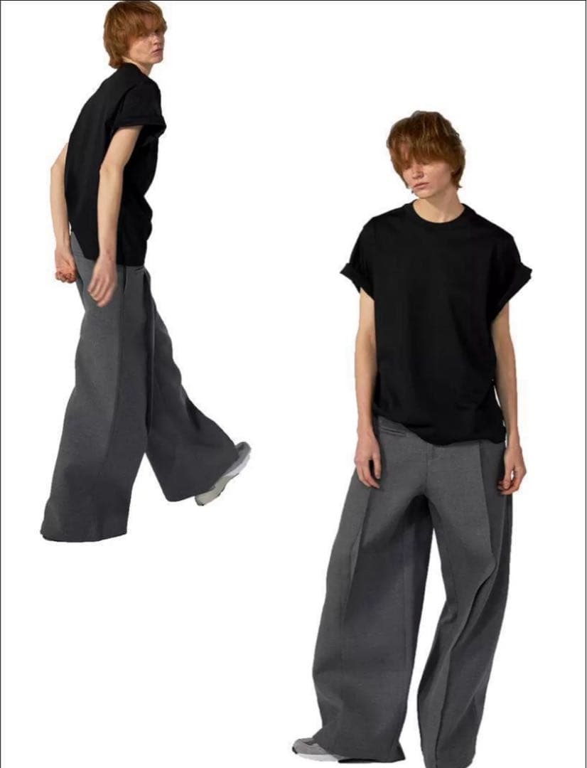 正規品 Fax Copy Express グレー スラックス s