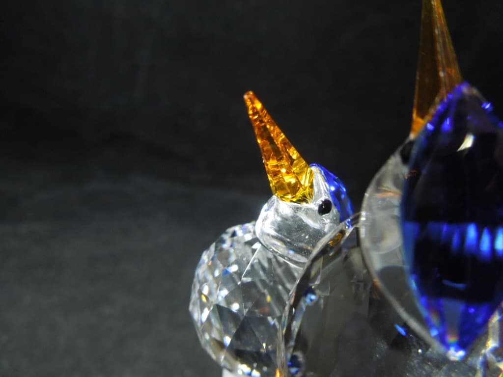 スワロフスキー カワセミ 貴重な廃盤Malachite Kingfishers - メルカリ