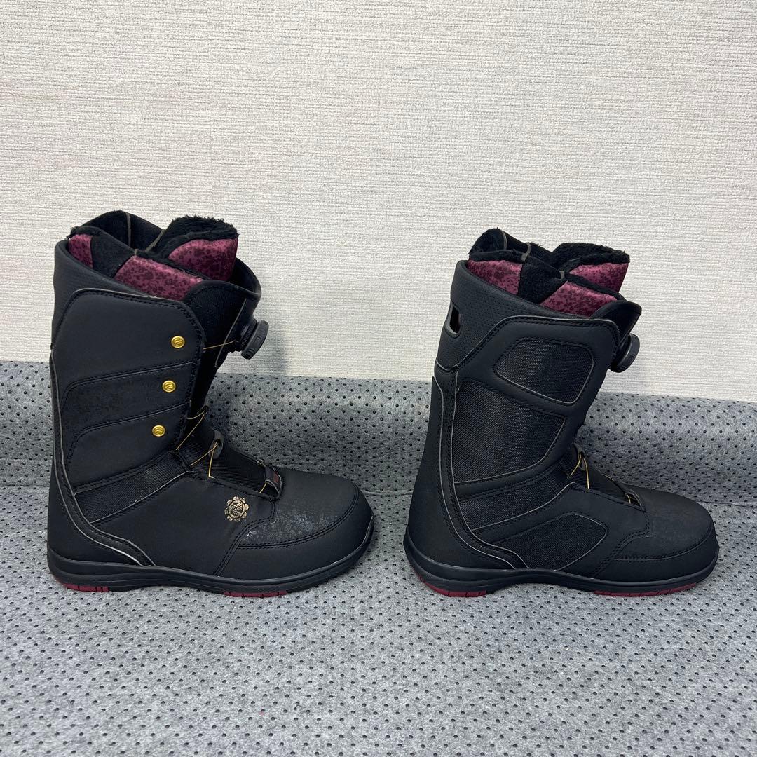 5回使用 24.5cm FLOW ONYX BOA スノーボード ブーツ