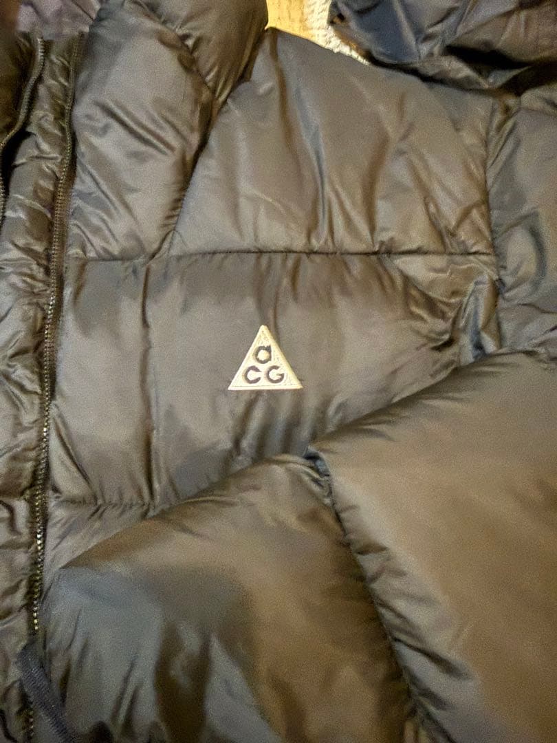 お値下げACG フード付きダウンジャケット PRIMALOFT