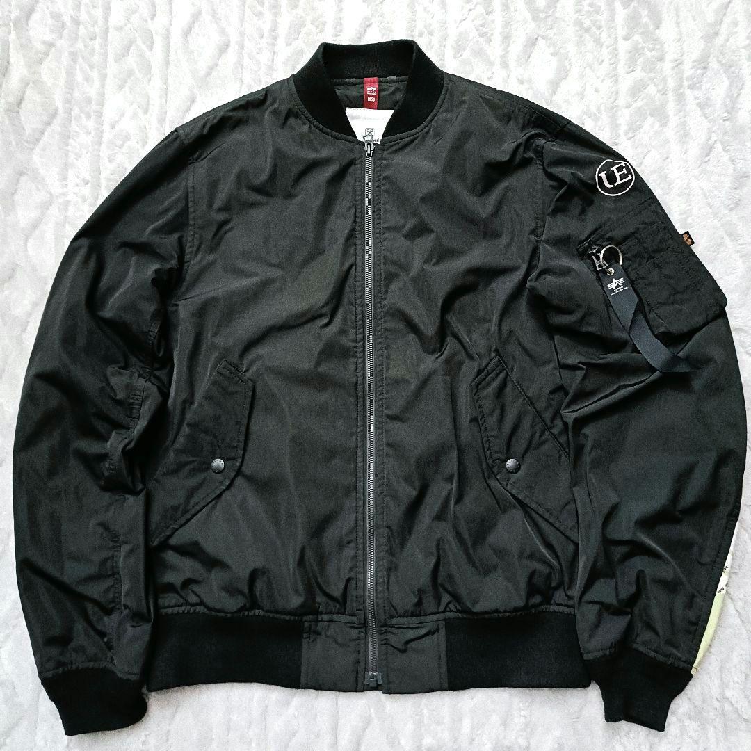 ユニフォームエクスペリメント × ALPHAアルファ コラボ MA-1ジャケット