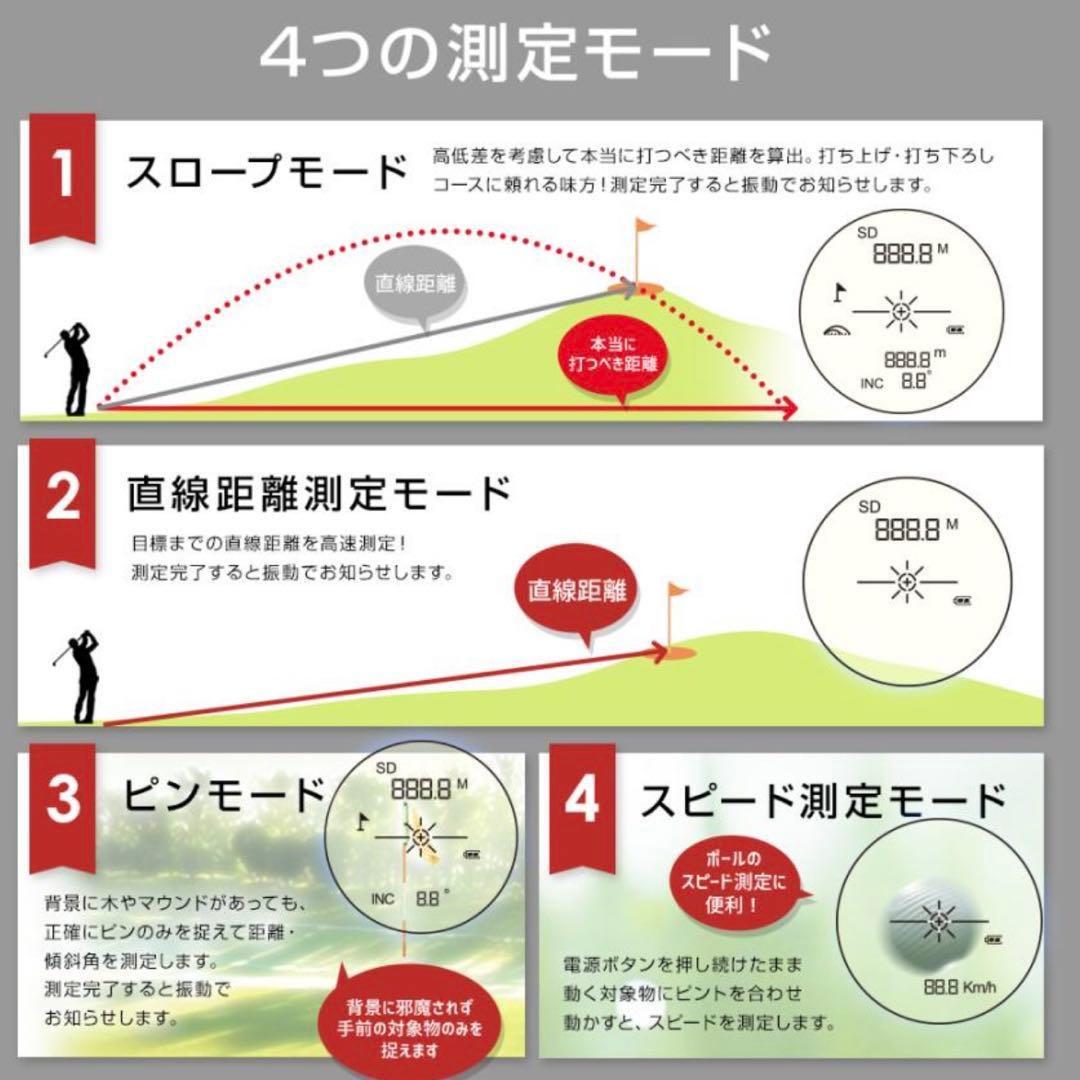 ゴルフ用距離計 レーザー距離測定器