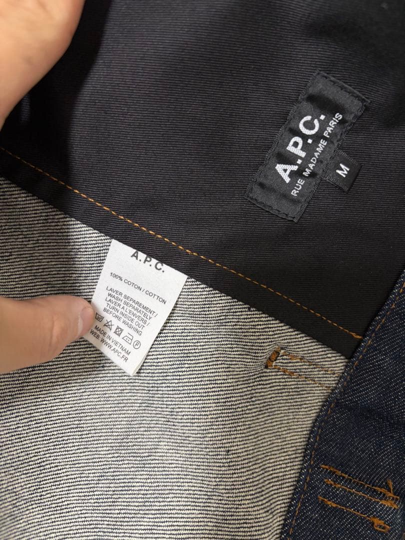 A.P.C. デニムジャケット Mサイズ インディゴ