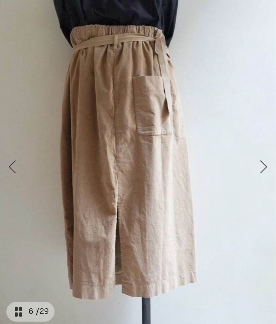 アルバム ディ ファミリアVELVET WRAP SKIRT