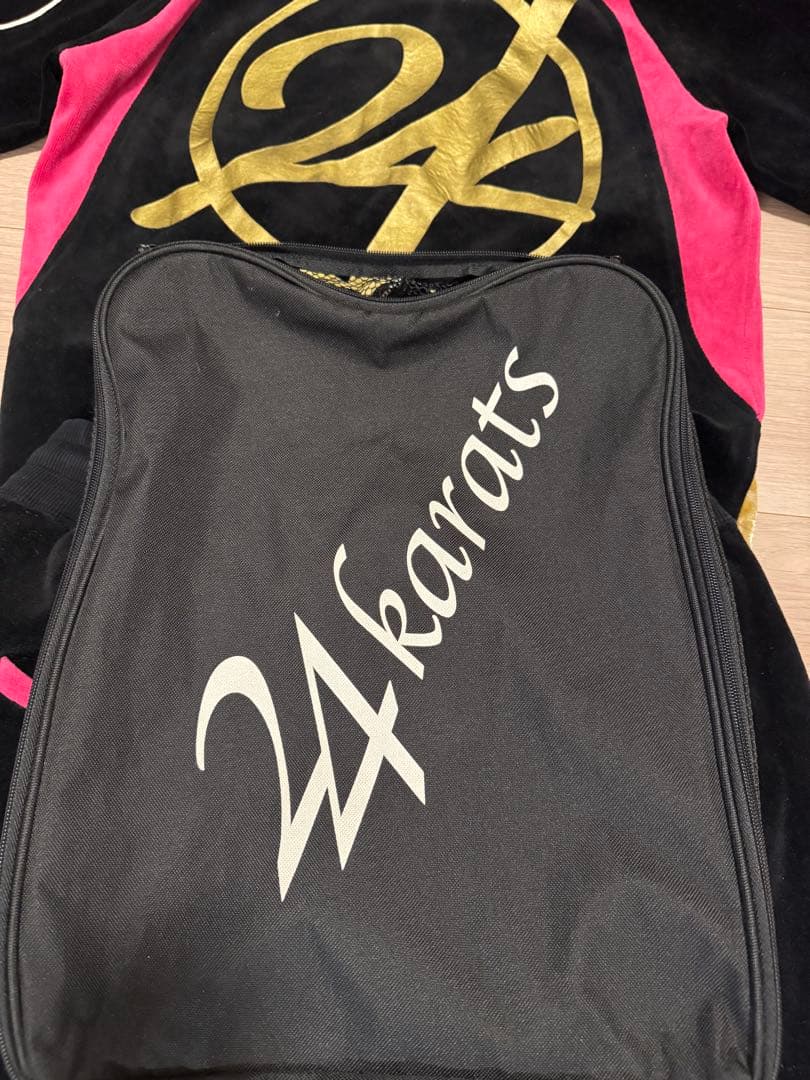 【希少品】24karats セットアップベロアジャージ（M）バッグ付き