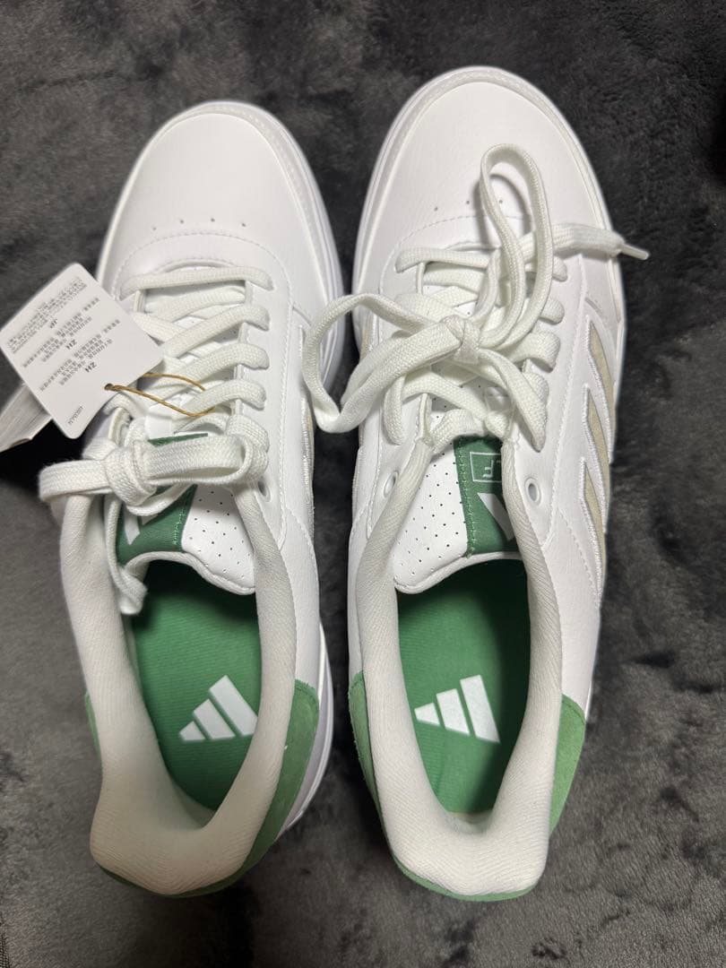 adidas ゴルフシューズ ホワイト/グリーン 27.0センチ