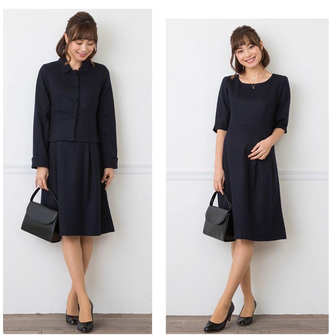 SWEET MOMMY ジャケット ワンピセット ネイビー【日本製】