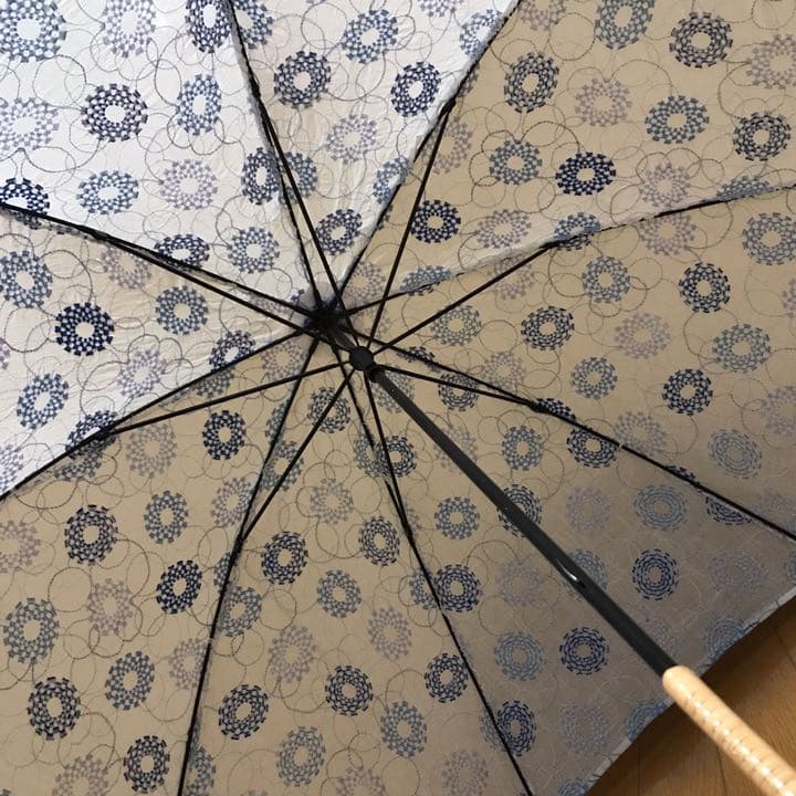 音の絵〜雨の花 日傘【ハンドメイド】