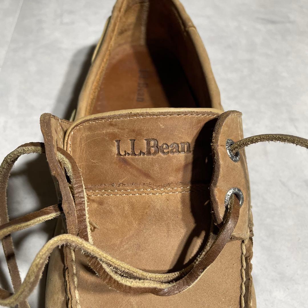 L.L.bean エルエルビーン　デッキシューズ　モカシン　レザーシューズ