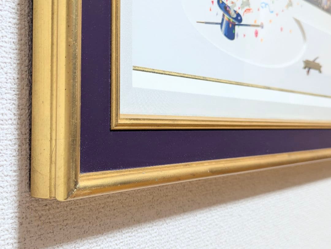 【真作】【直筆サイン】ヒロ・ヤマガタ「ホテル・ド・パリ」【シルクスクリーン】