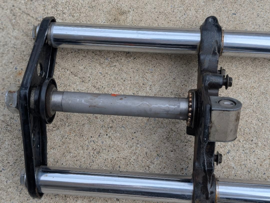 ホンダ　エイプ　タイヤ・ホイールセット　ジャンク