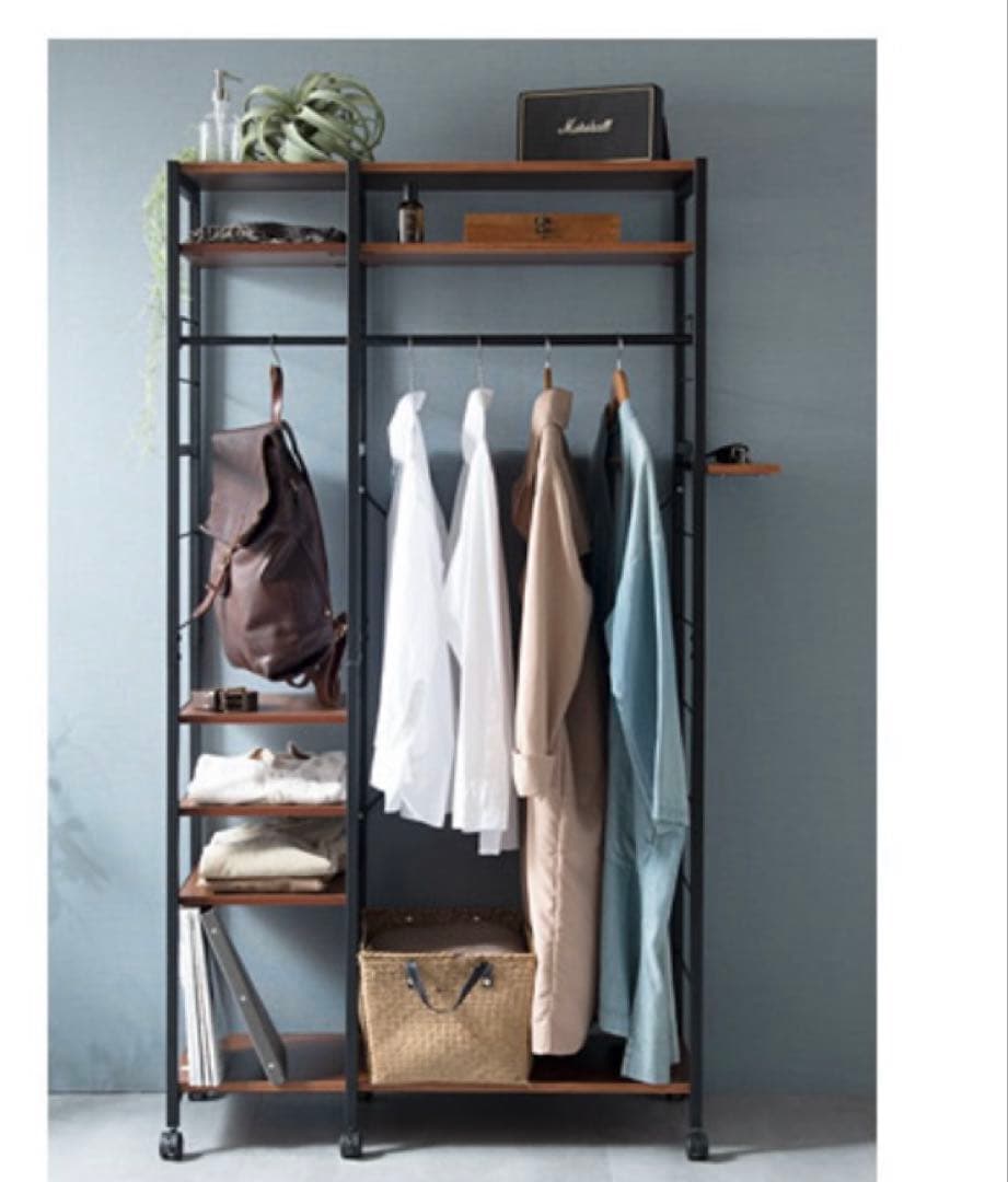 新品未使用　タンスのゲン　ハンガーラック　幅90