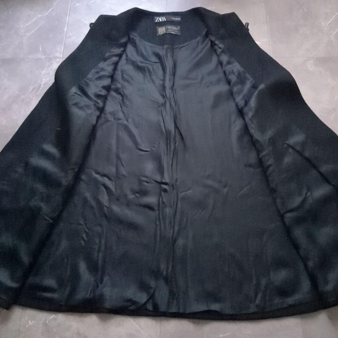 ZARA ケープコート マント ポンチョ MANTECO 黒