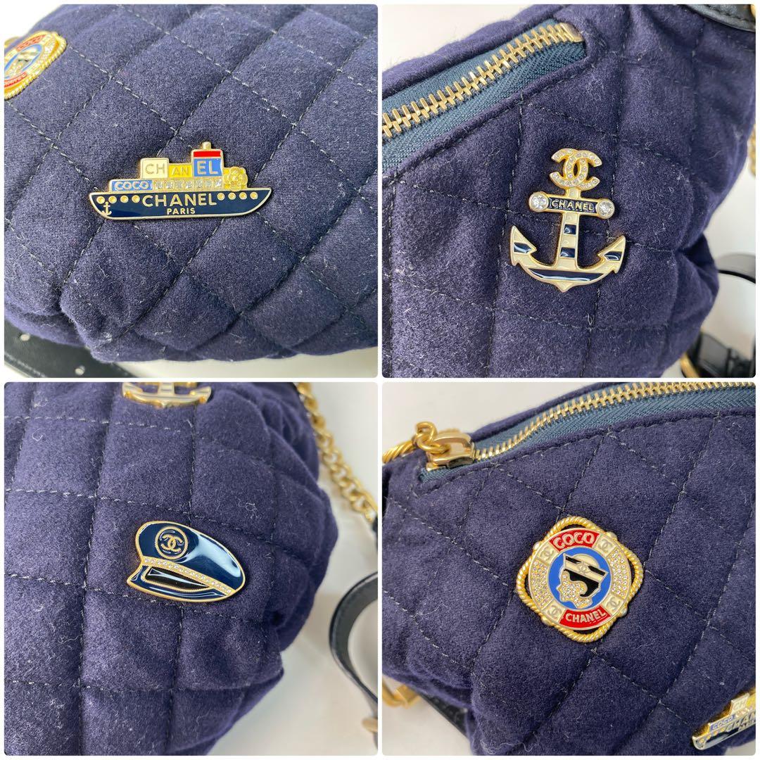 CHANEL チャーム ココマーク ボディバッグ 斜めがけ クロスボディ26番.