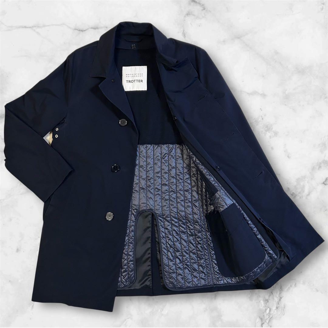 マッキントッシュフィロソフィー TROTTER ステンカラーコート ライナー付