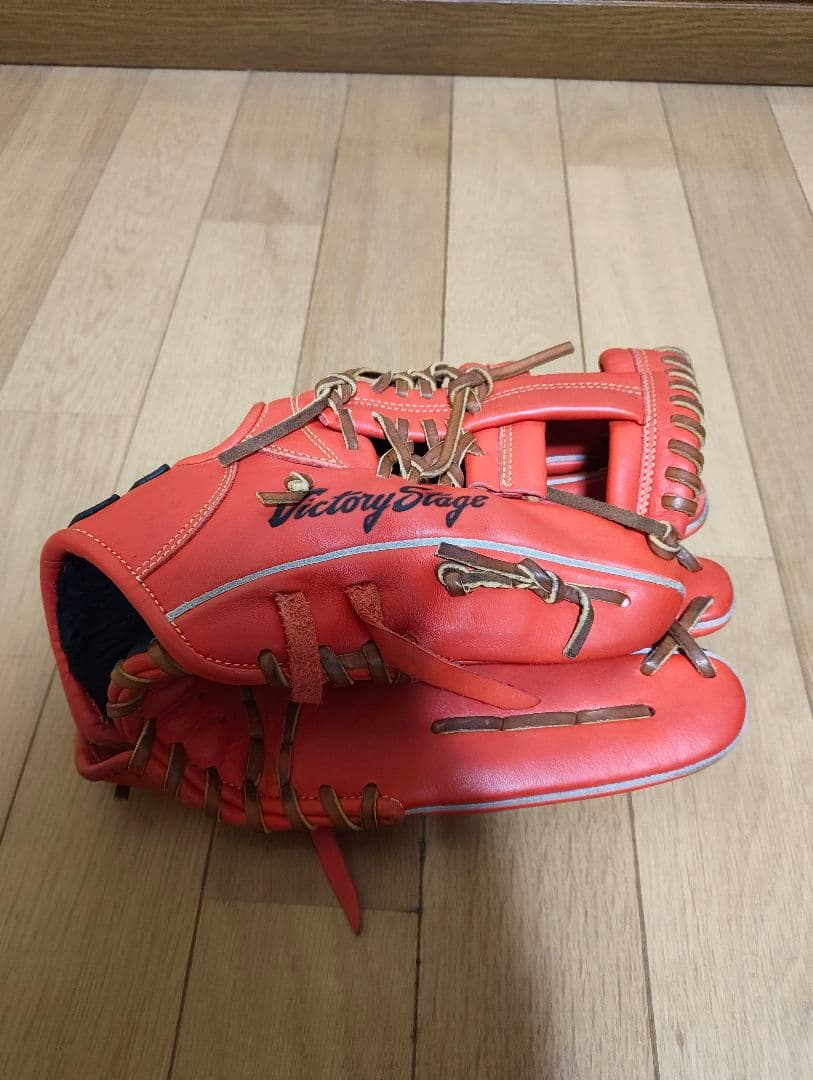 Mizuno Victory Stage 野球グローブ オレンジ